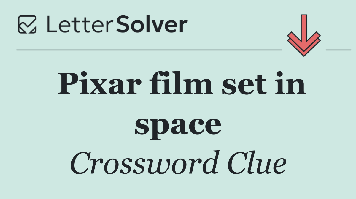Pixar film set in space