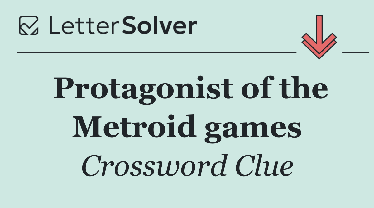 Protagonist of the Metroid games