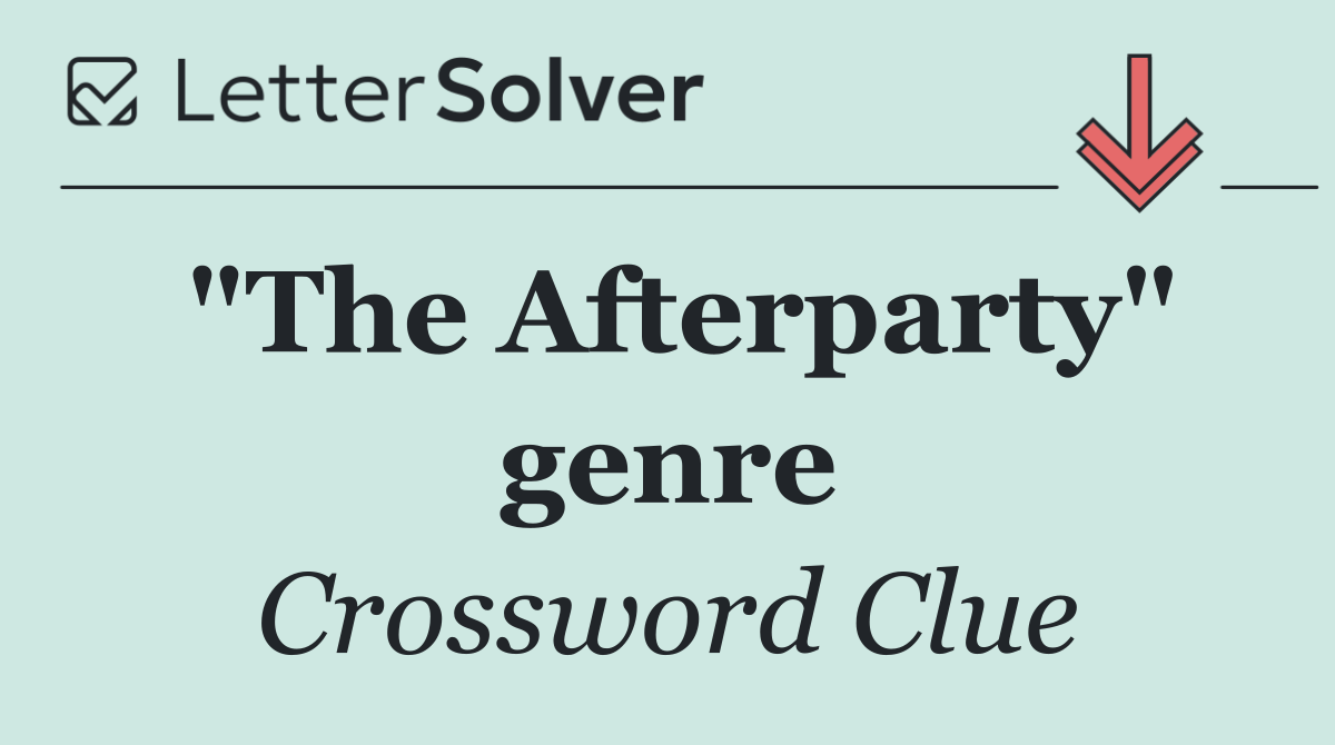 "The Afterparty" genre