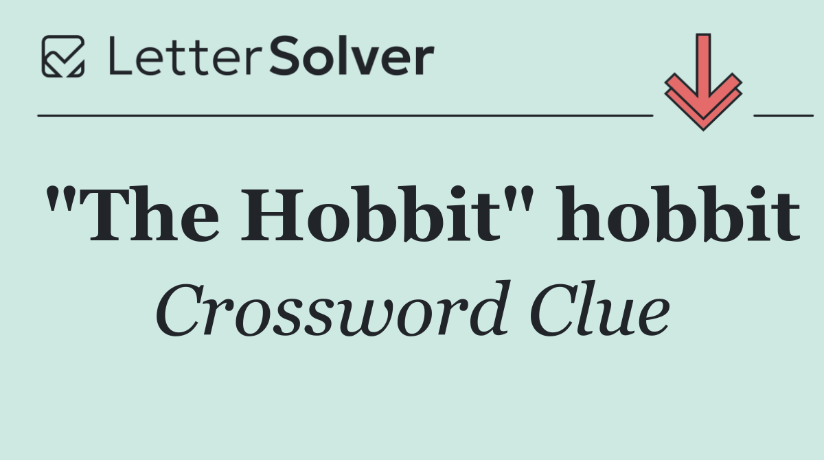 "The Hobbit" hobbit