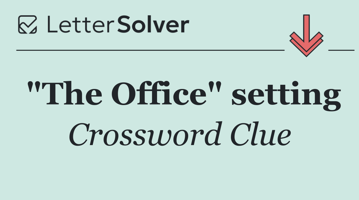 "The Office" setting