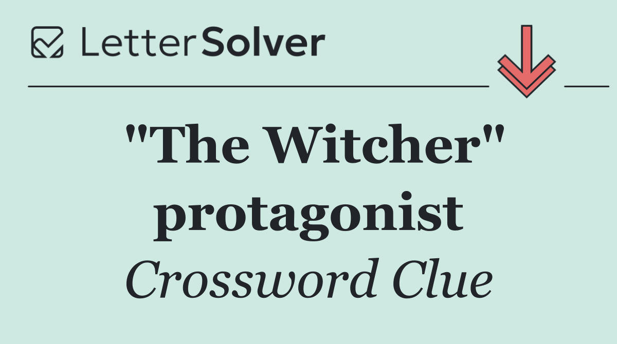 "The Witcher" protagonist