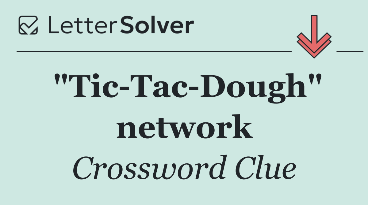 "Tic Tac Dough" network