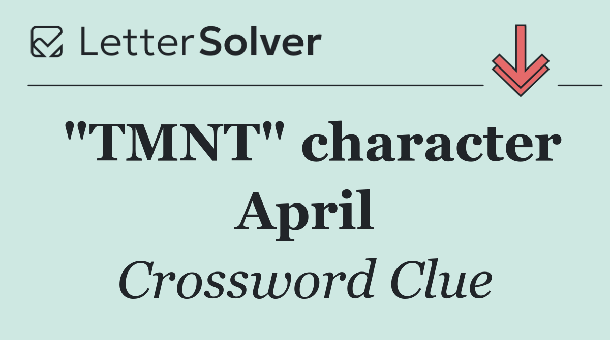 "TMNT" character April