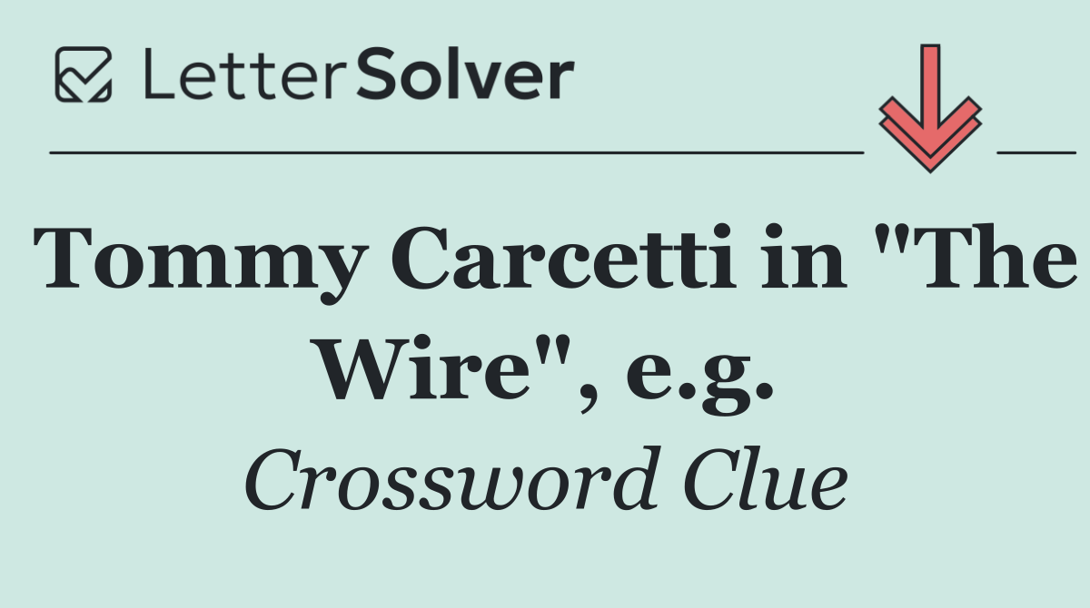 Tommy Carcetti in "The Wire", e.g.