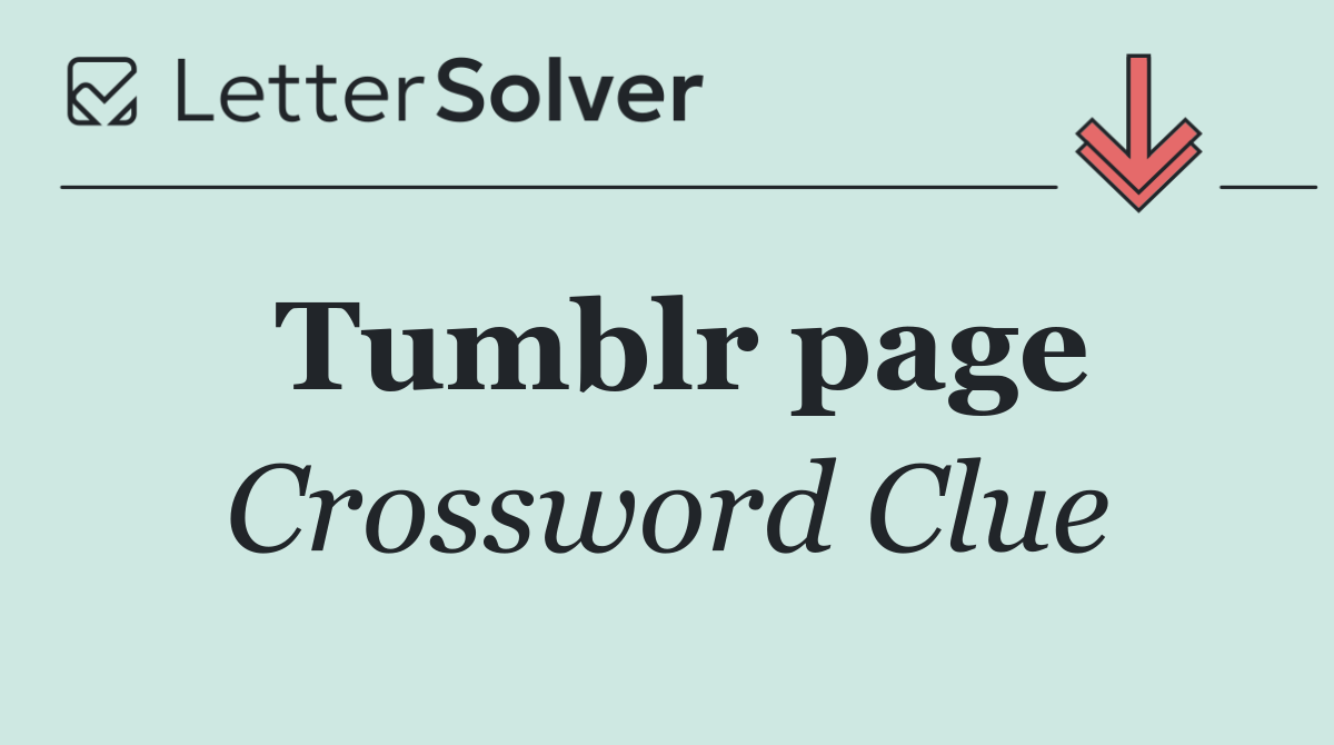 Tumblr page
