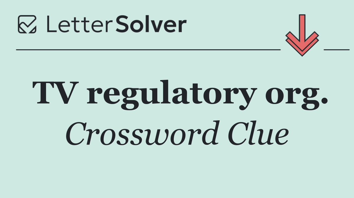 TV regulatory org.
