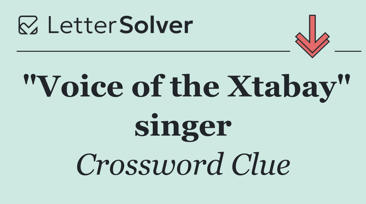 "Voice of the Xtabay" singer