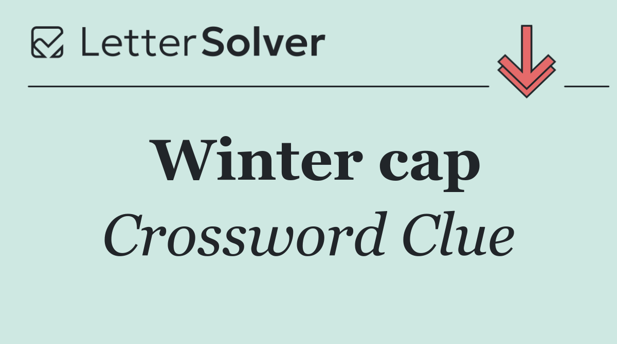 Winter cap