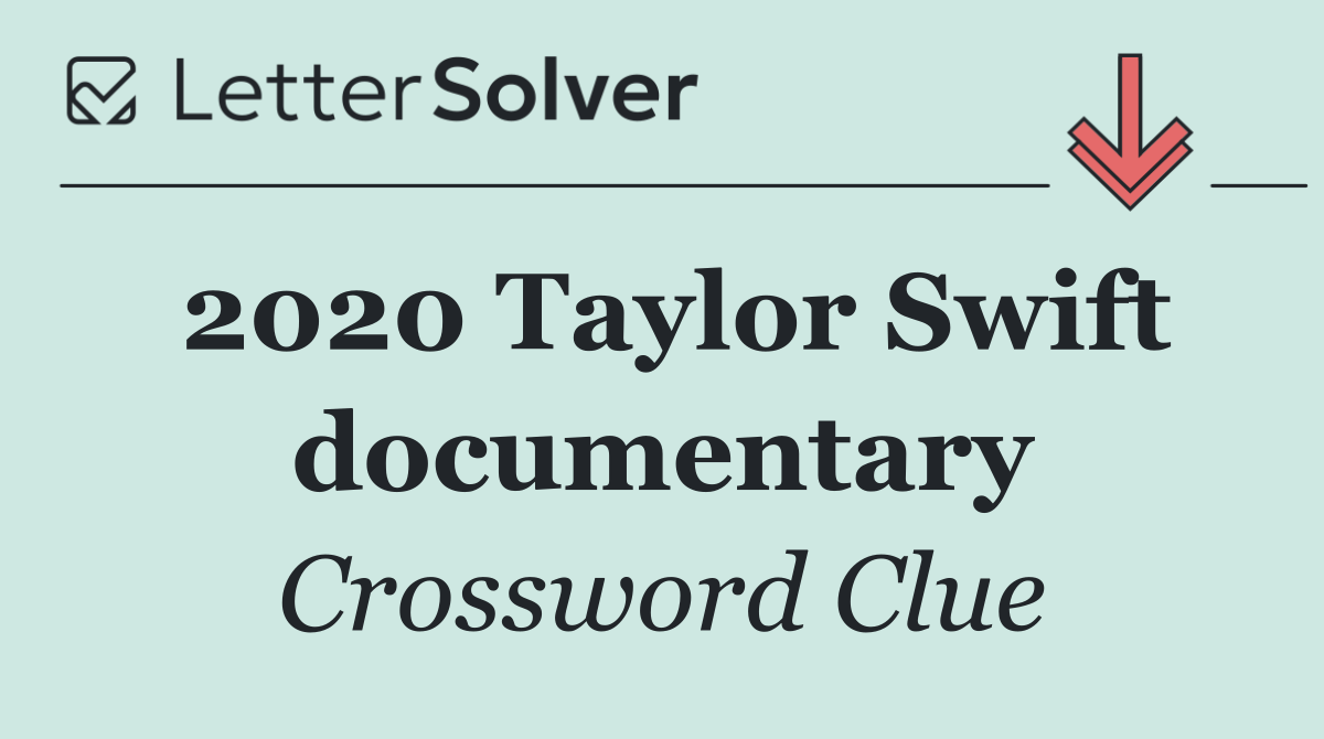 2020 Taylor Swift documentary