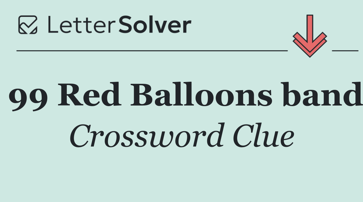 99 Red Balloons band