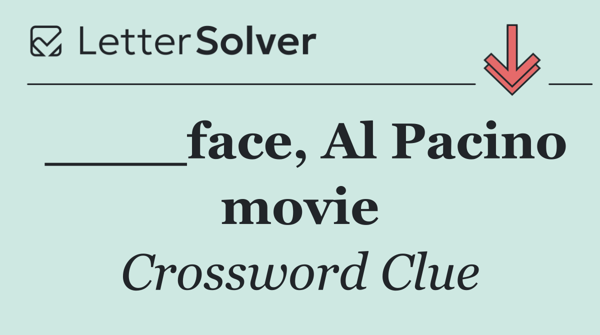 ____face, Al Pacino movie