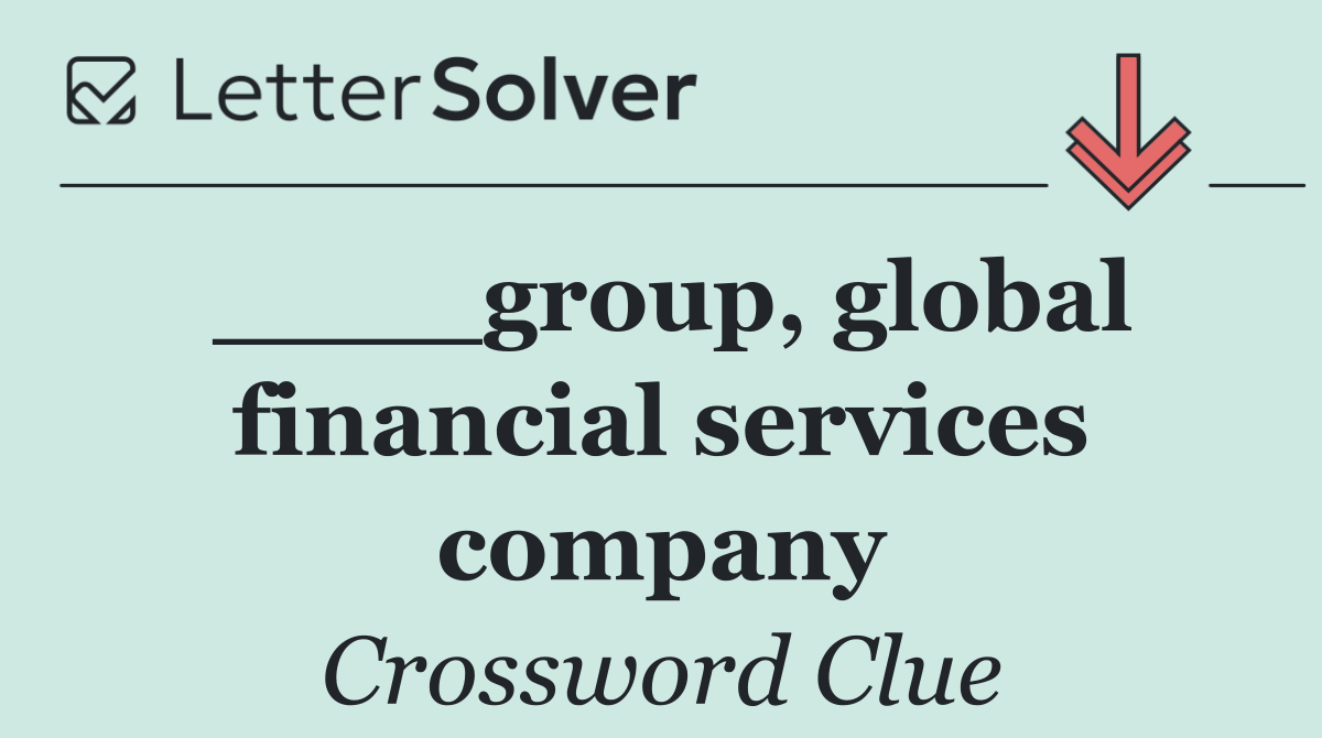 ____group, global financial services company