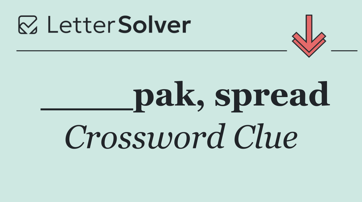 ____pak, spread