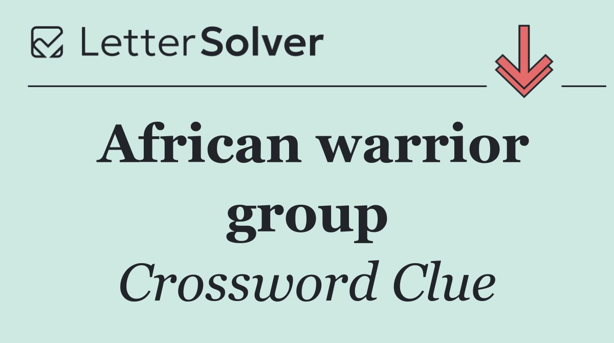 African warrior group