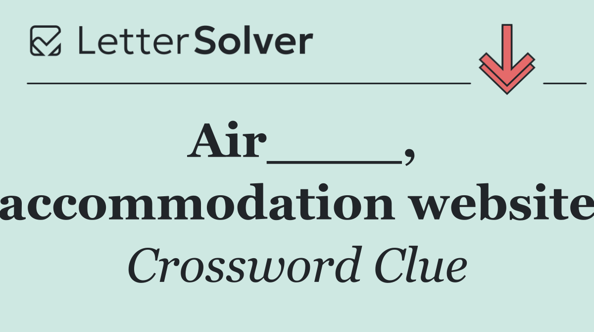 Air____, accommodation website