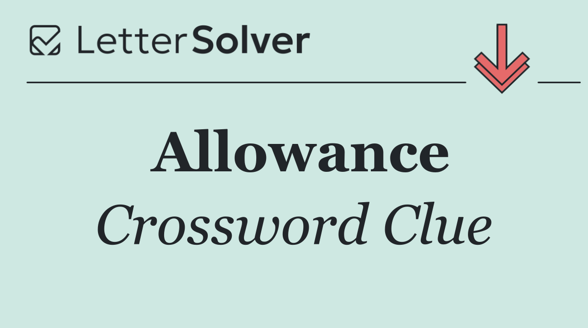 Allowance