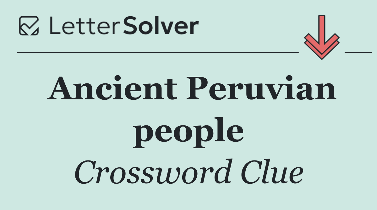 Ancient Peruvian people