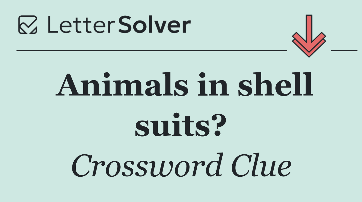 Animals in shell suits?
