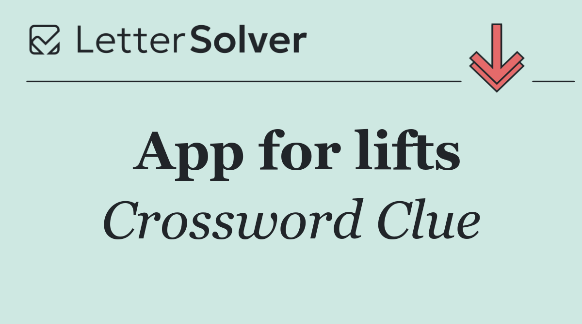 App for lifts
