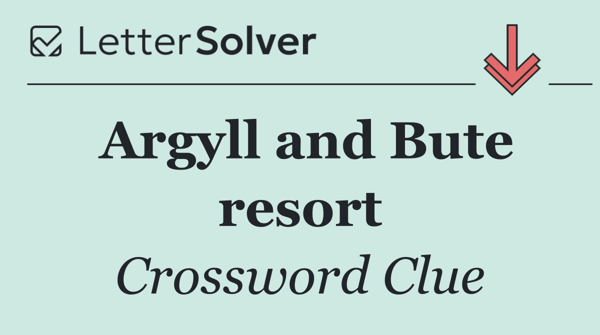 Argyll and Bute resort