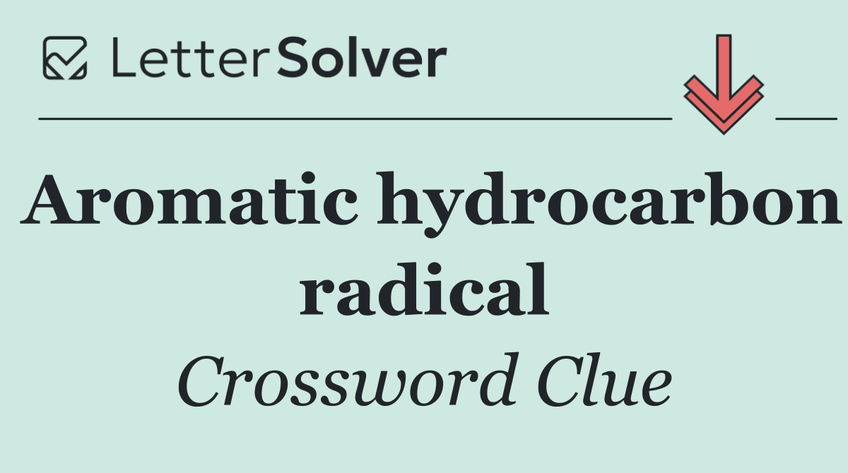 Aromatic hydrocarbon radical
