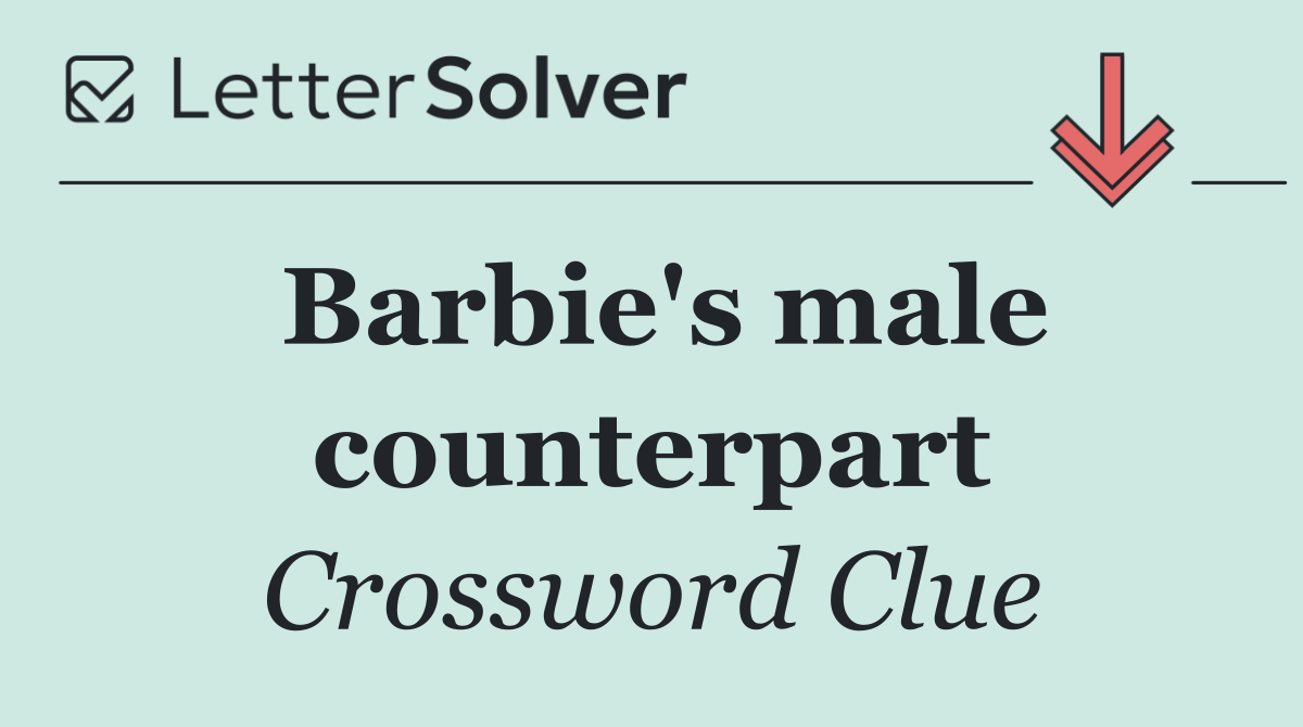 Barbie's male counterpart