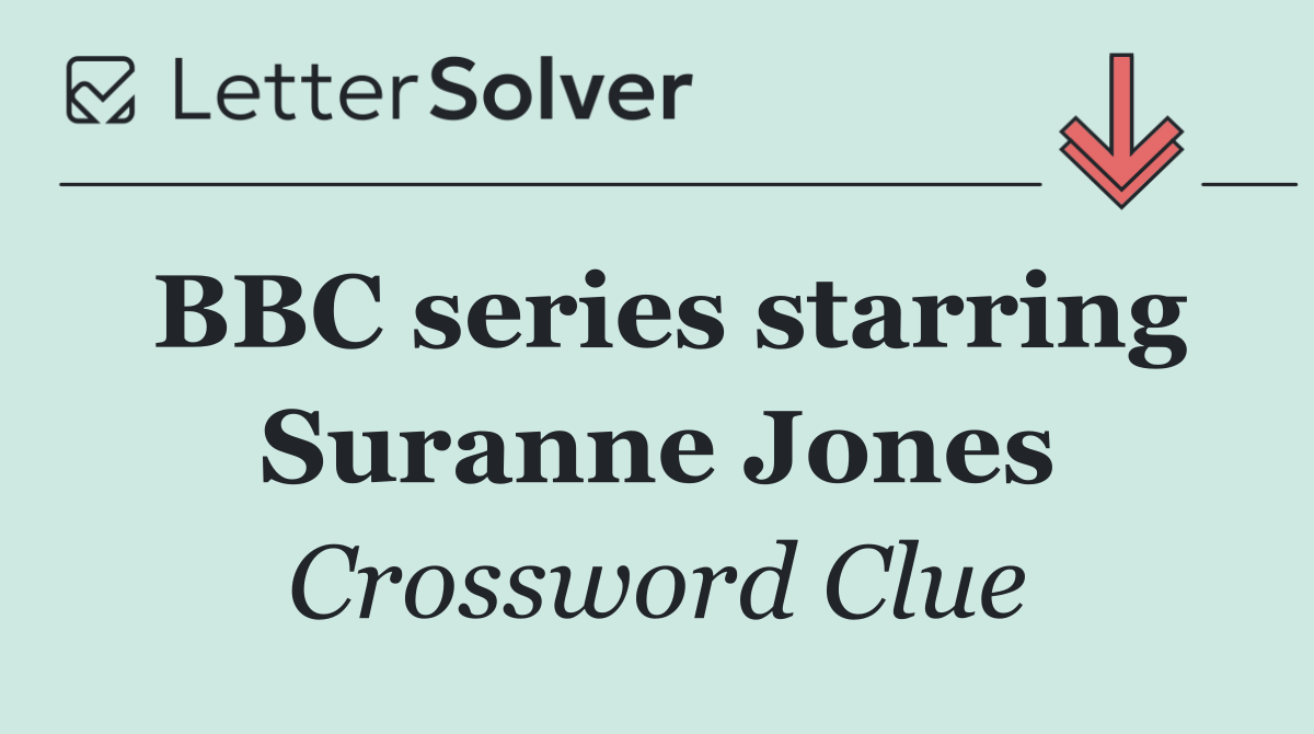 BBC series starring Suranne Jones