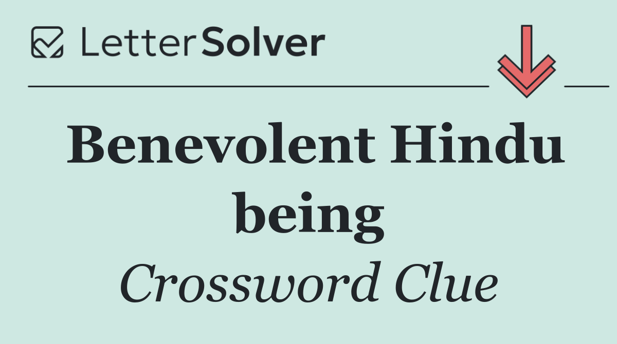 Benevolent Hindu being