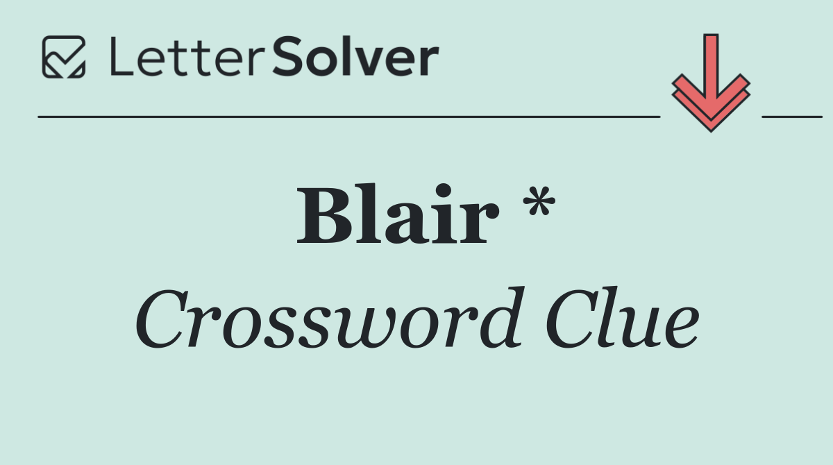 Blair *