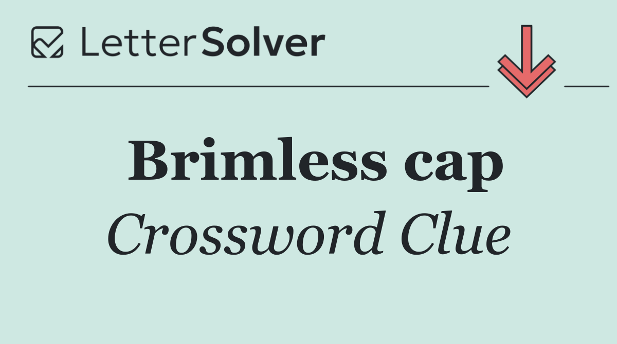 Brimless cap