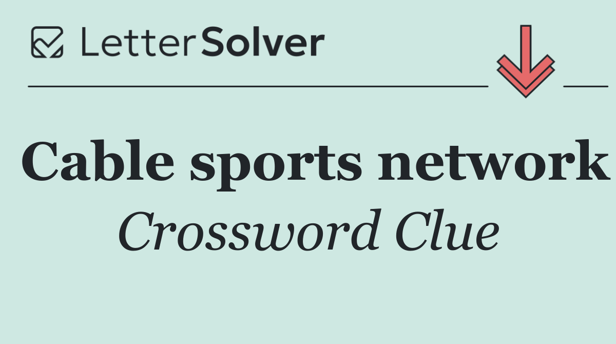 Cable sports network