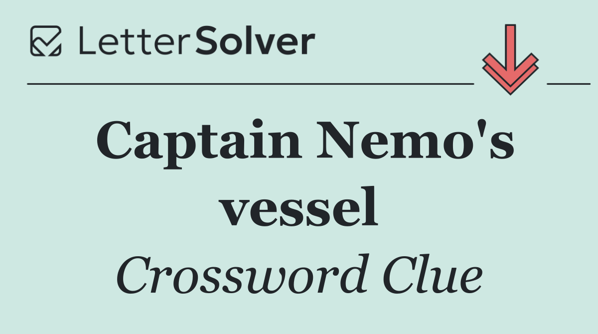 Captain Nemo's vessel