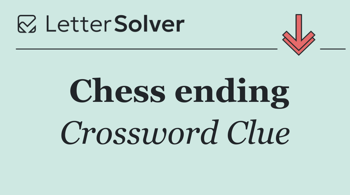 Chess ending