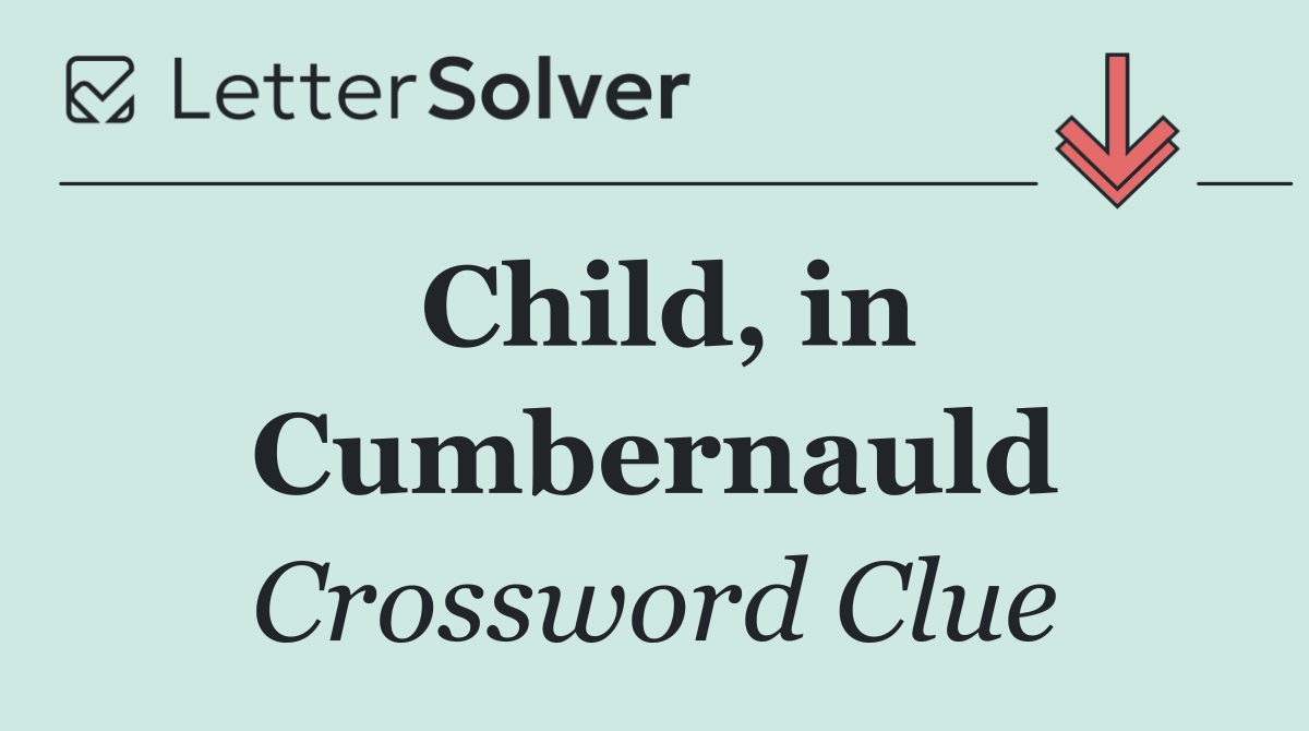 Child, in Cumbernauld