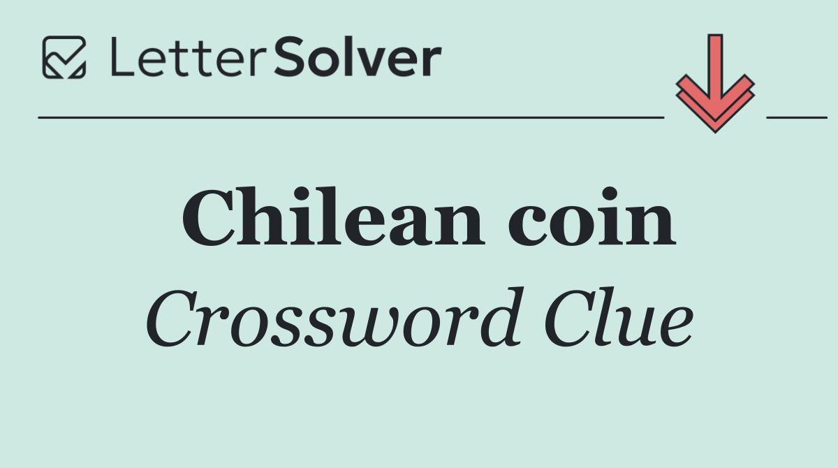 Chilean coin