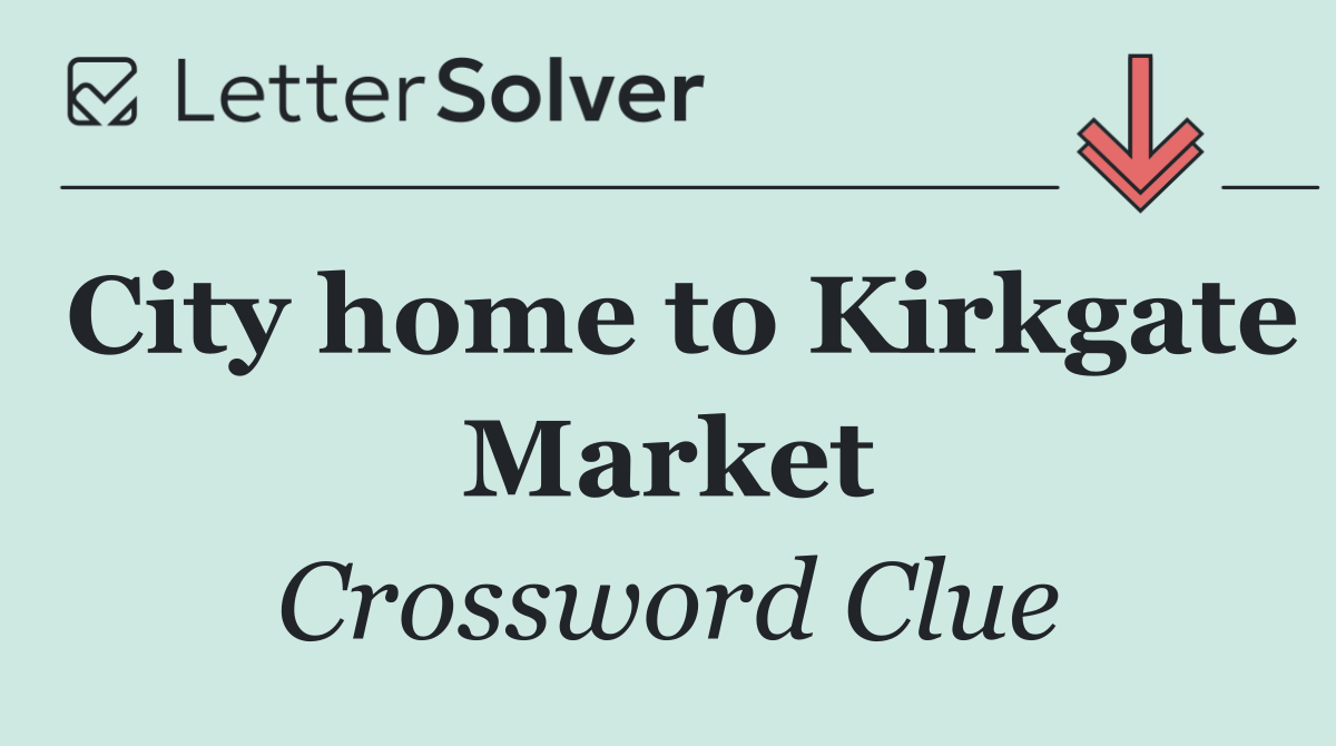 City home to Kirkgate Market