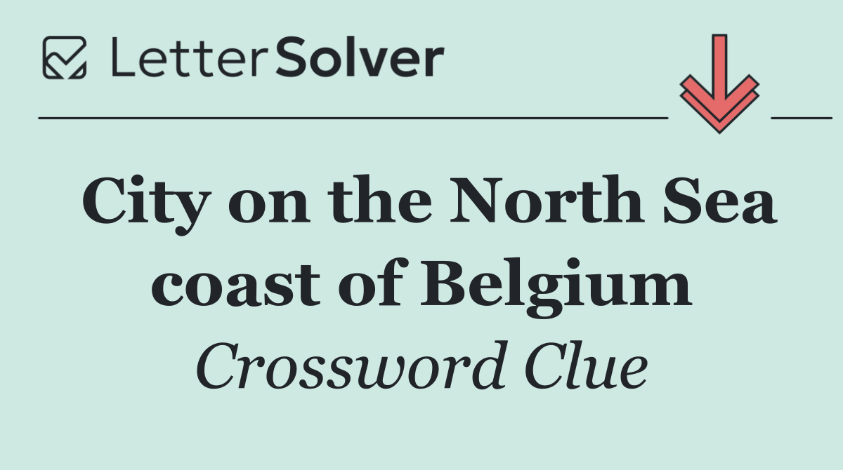 City on the North Sea coast of Belgium