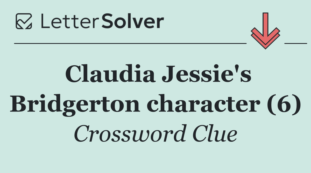 Claudia Jessie's Bridgerton character (6)