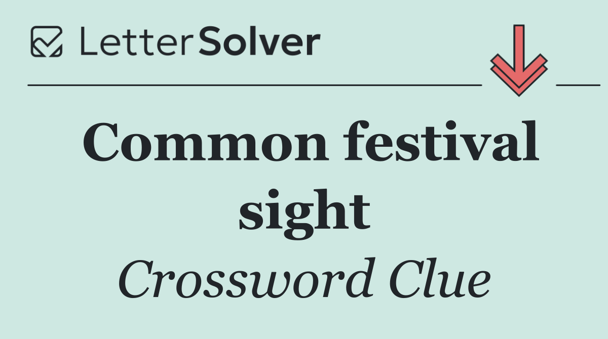 Common festival sight