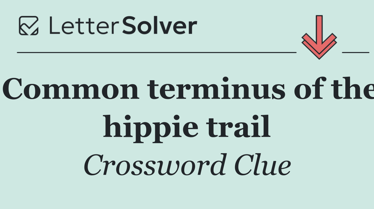 Common terminus of the hippie trail