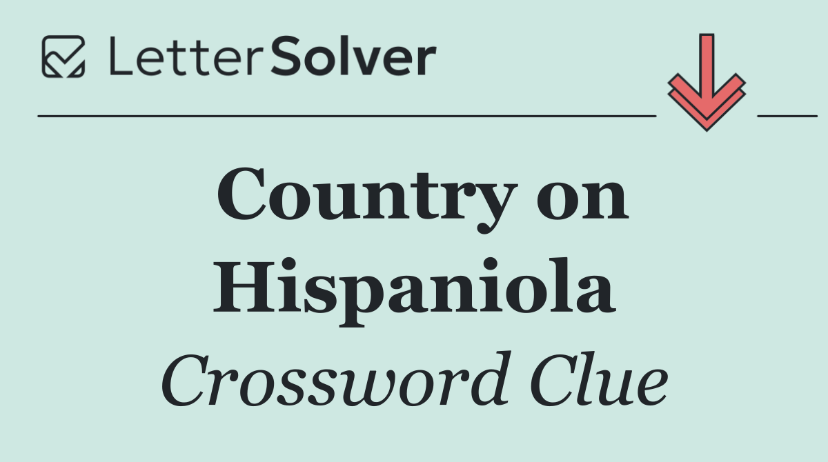 Country on Hispaniola