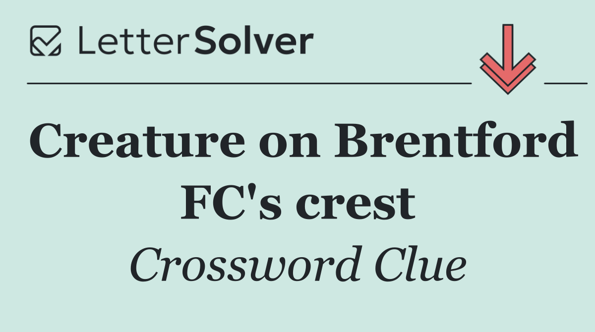 Creature on Brentford FC's crest