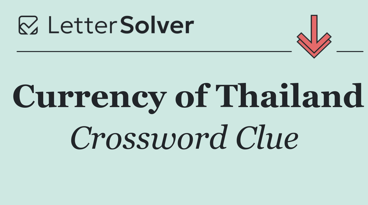 Currency of Thailand