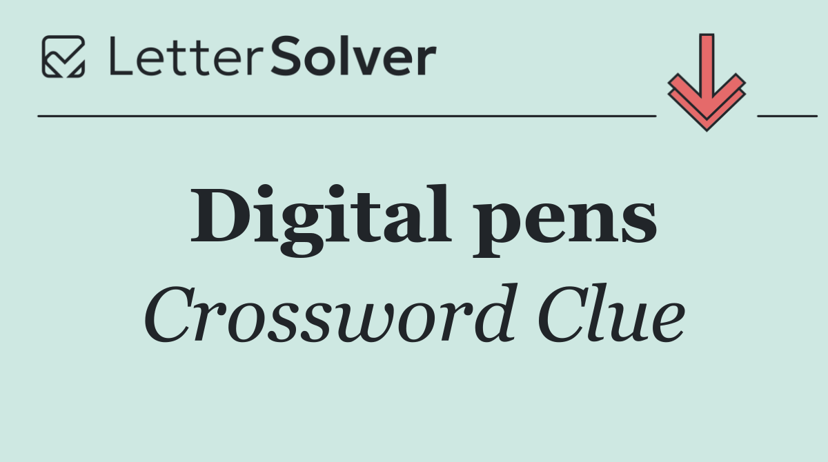 Digital pens