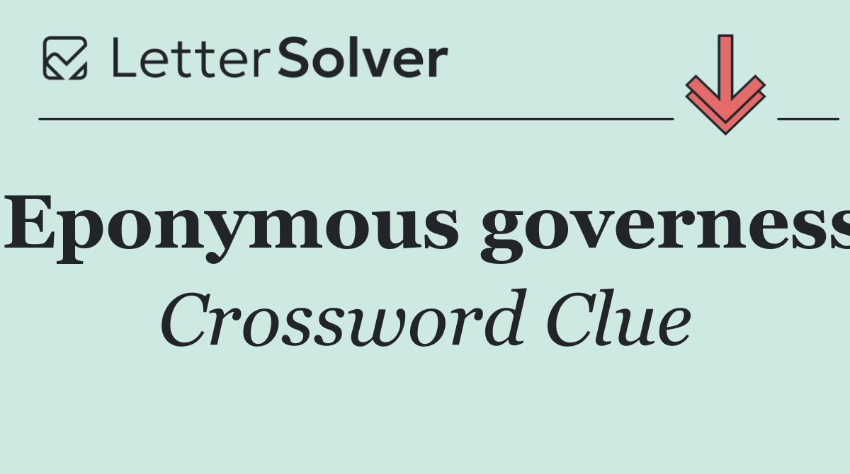 Eponymous governess