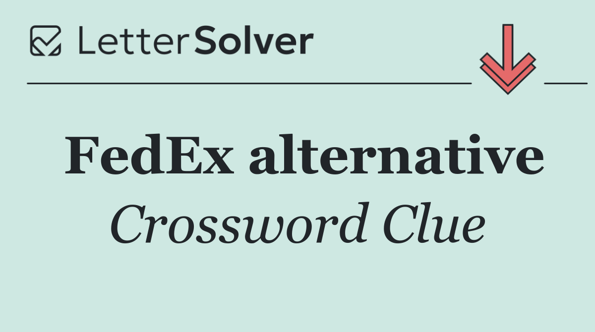 FedEx alternative
