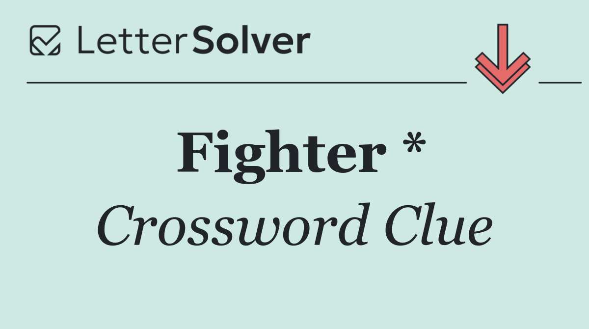 Fighter *