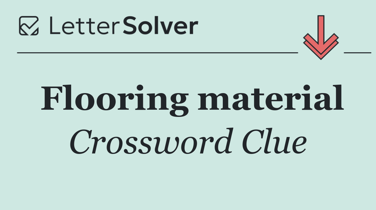 Flooring material