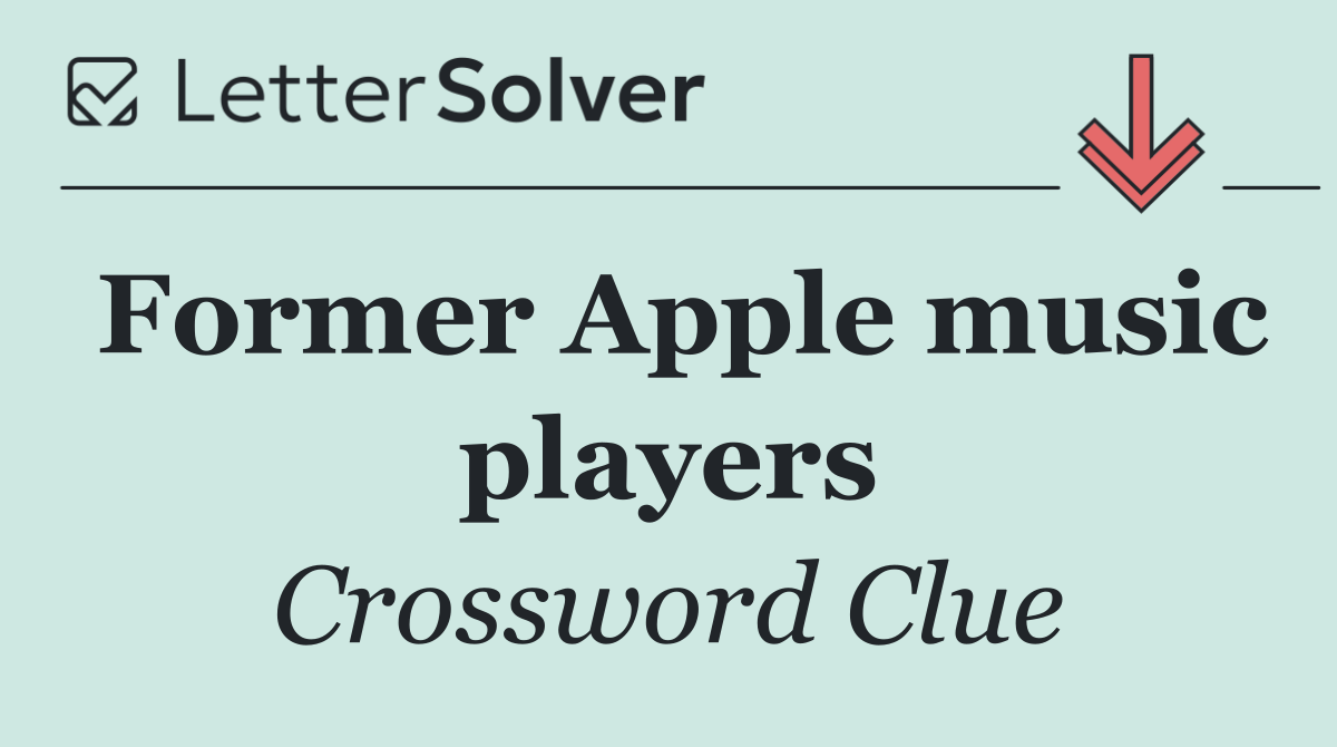Former Apple music players